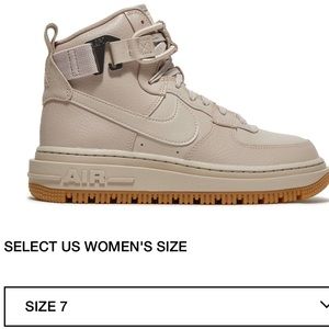 Women’s Air Force 1 Size 7 Arctic Pink Gum